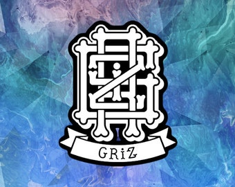 Griz Blue Crystal Flag