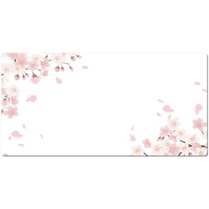 Cute Pink Cherry Blossom Desk Pad, Cute Mouse Pad, Extra Large Floral Desk Mat, Japanese Theme, Cute Office Accessories, Gamer Mouse Pad