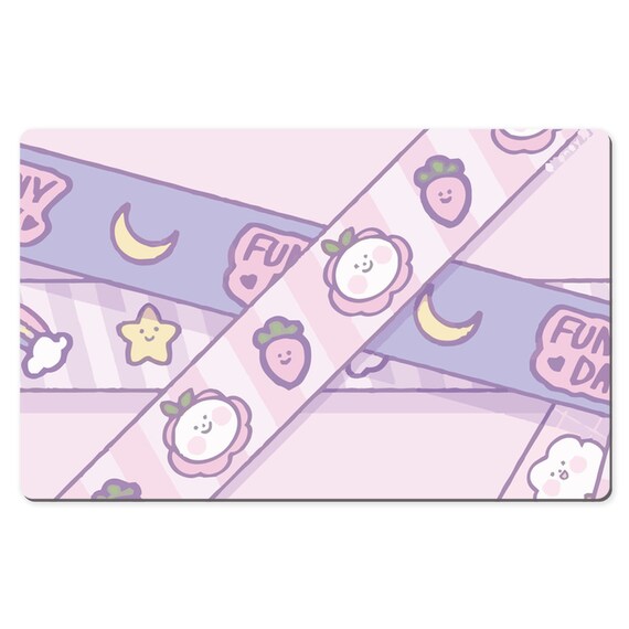 Cute Cat Kawaii Pastel Mouse Pad Desk Mat Large Desk Pad Big Etsy