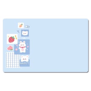 Cute Cat Kawaii Pastel Mouse Pad Desk Mat, Large Desk Pad, Big Gaming Mousepad 10x16 12x18 14x24 18x36