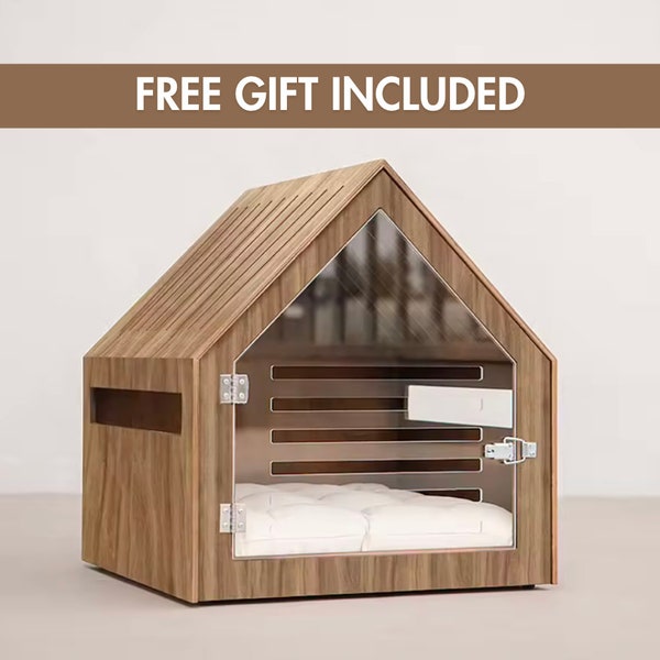 Modern dog house, dog crate, modern cat house house,  kennel, dog bed, cat bed, cat furniture, dog house, aesthetic dog, indoor dog house