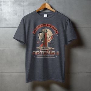 Artemis ii Moon Mission, nasa Space Exploration, Lunar Astronaut Crew, Rocket Launch Design, Reach for the Moon Print, Universe Art
Artemis