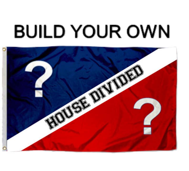 Custom House Divide Flag Custom House Divided Flag NFL Etsy