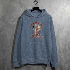 Artemis ii Mission Hoodie, Reach for the Moon, Space Exploration Rocket Launch, nasa Astronaut Crew, Vintage Sci-Fi Universe Gift
Artemis ii
