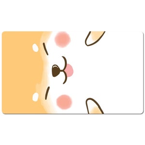 Shiba Inu Mouse Pad, Dog Desk Mat, Cute Mouse Pad, Kawaii Mouse Pad, Anime Desk Mat, Gamer Desk Gift
