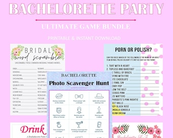 Ultimate Bachelorette Party Game Bundle