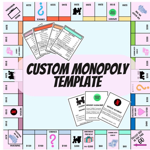 Monopoly Etsy