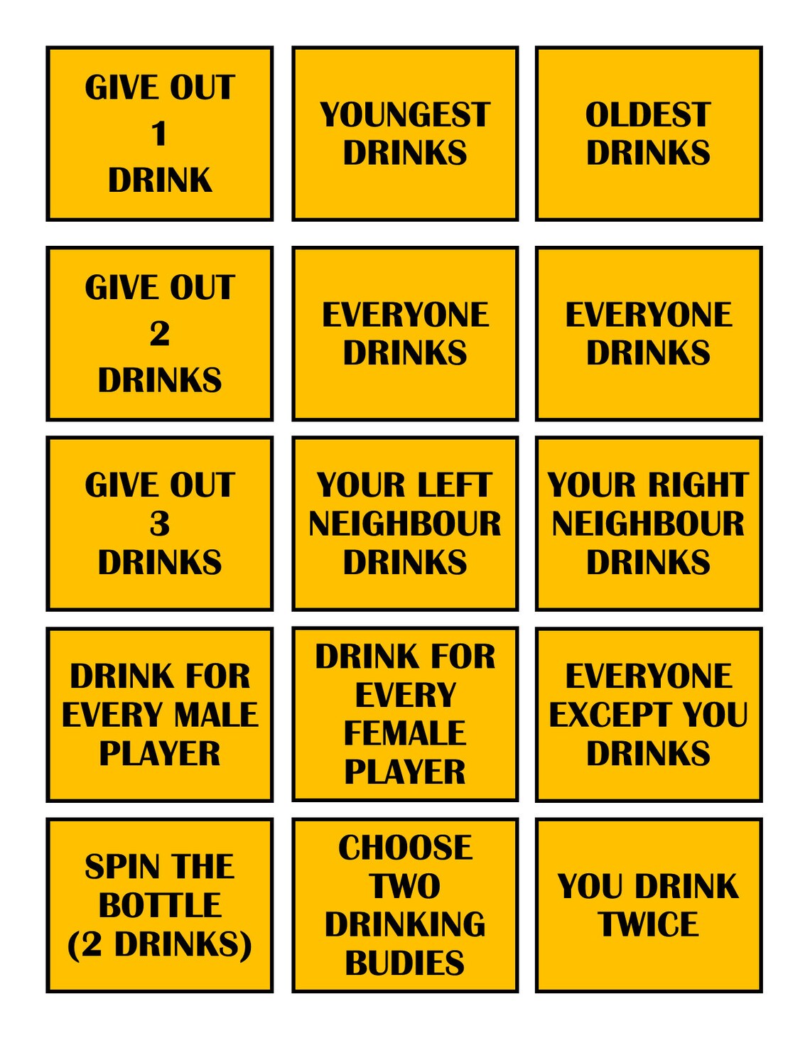 Drinking Dice Game Etsy