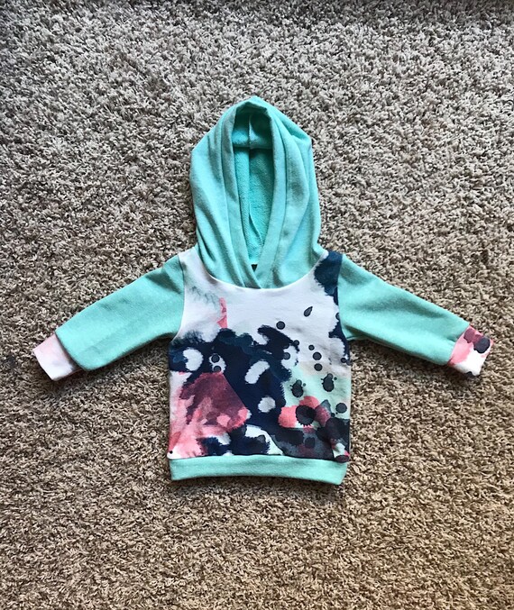 color splash hoodie