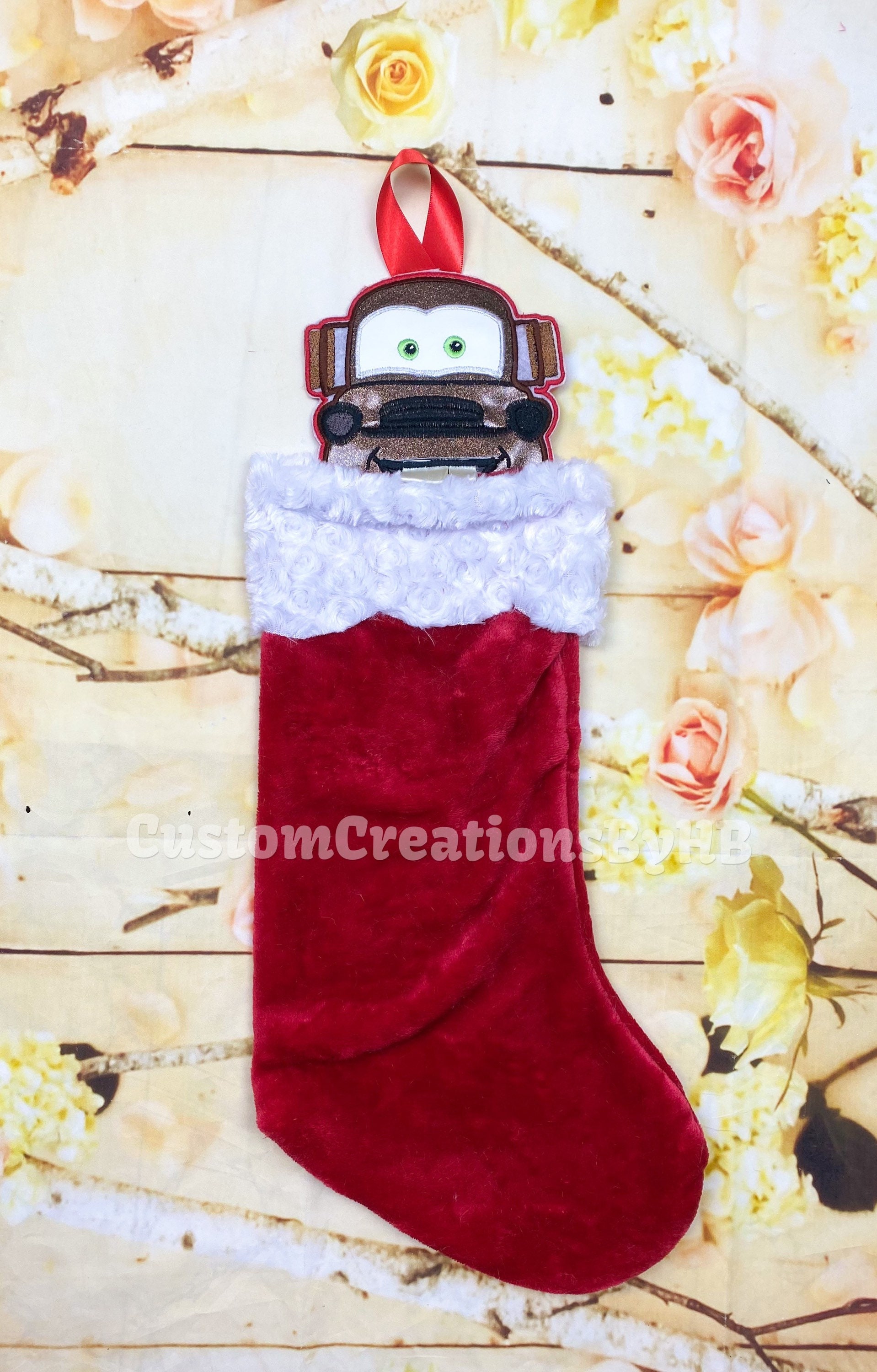 Car Christmas Stocking 