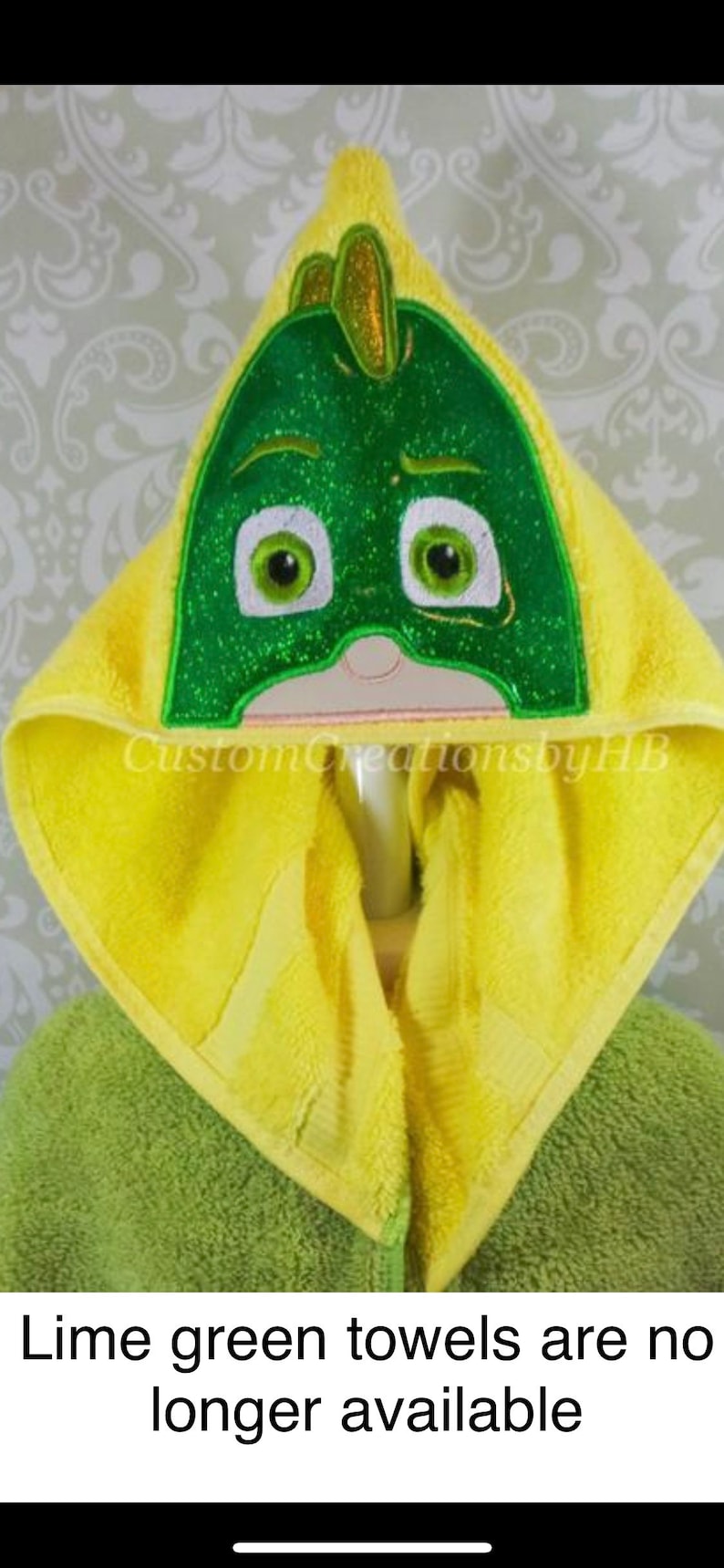 Gekko PJ Mask Inspired Hooded Towel on High Quality Belk Department Store Towels
