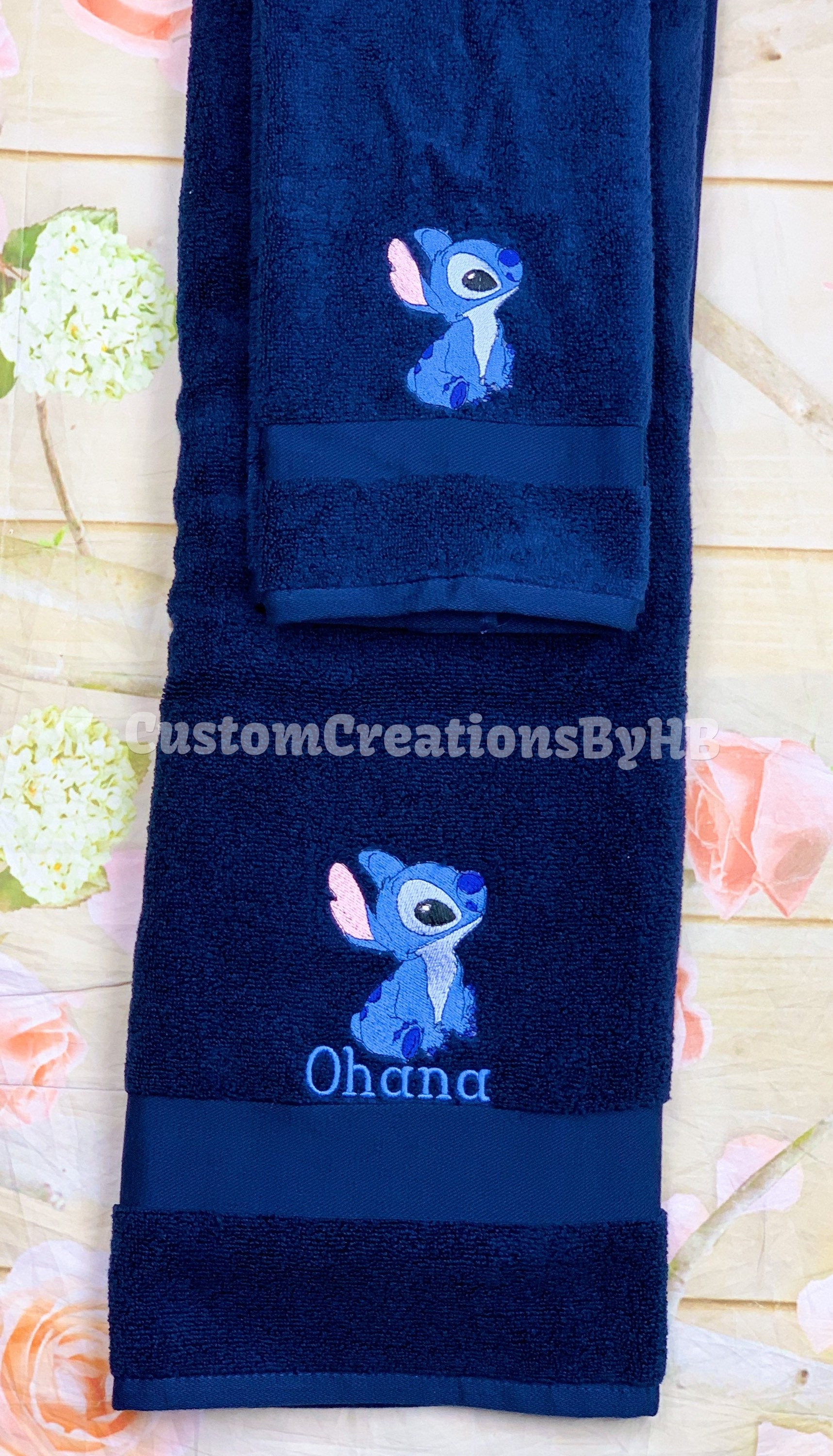 Disney Lilo & Stitch Kitchen Tea Towels Set of 2 Blue