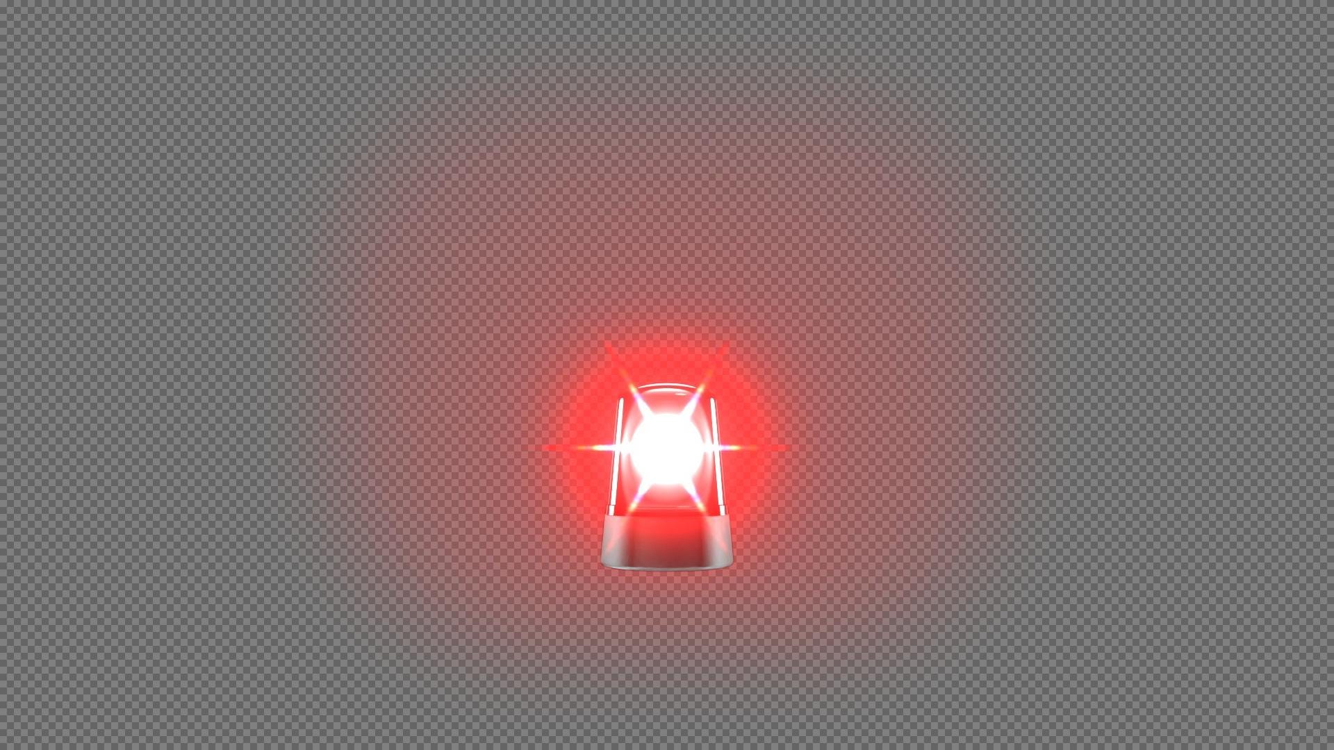 Alert Light Animation Spinning Alert Lights | Looping 3-pack | Animated Overlay VFX ...