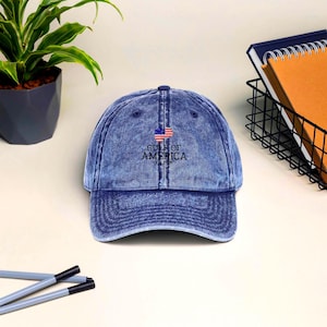 America - Vintage Cotton Twill Cap