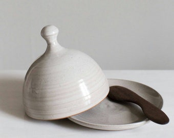 Stoneware Butter Dish
