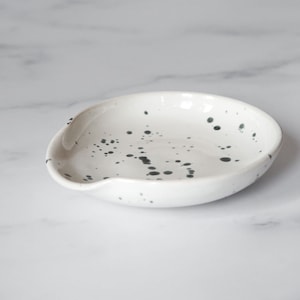 White Stoneware Spoon Rest FREE UK SHIPPING image 3