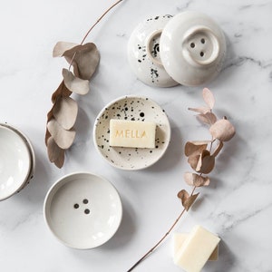 NEW - Mini Stoneware Soap Dish - free UK delivery