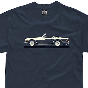 Maglietta Triumph TR6, classica auto Roadster britannica