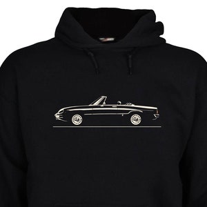 T-shirt for alfa romeo spider fans , Series 2 Coda Tronca Veloce tshirt  sweatshirt  hoodie