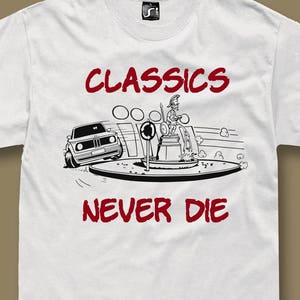 BMW 2002 t-shirt divertente auto d'epoca bmw 2002tii turbo drift tshirt cartone animato