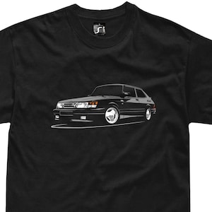 T-shirt for saab 900 turbo fans sweden classic sportscar swedish art tshirt S - 5XL - sweatshirt