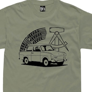 Trabant t-shirt classic car legend 601 east germany ddr symbol
