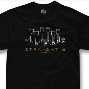 Straight Six Engine T-Shirt Pistons supra m3 e30 e36 tuning engineer mechanic gift sweatshirt Hoodie
