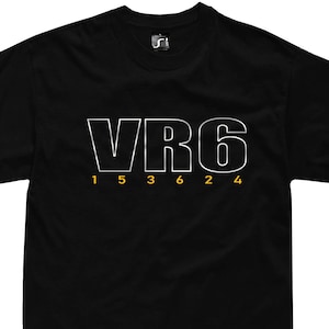 VR6 tshirt classic 6 cylinder engine t-shirt - sweatshirt - hoodie