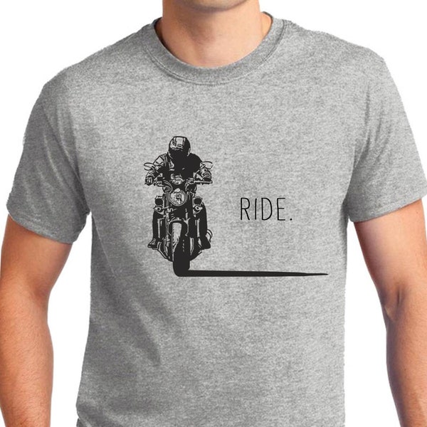 Motorcycle T-shirt Custom Motorbike Cafe Racer vintage retro bike gift