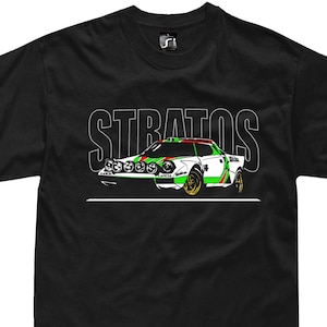 T-Shirt for classic rally car lancia Stratos tshirt , sweatshirt , hoodie