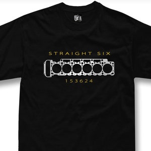 Engineer Straight Six Motor Engine T SHIRT Gift Pistons   S - 5XL
