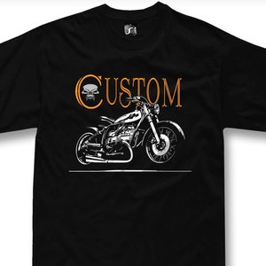 Custom motorcycle T-shirt cafe racer bmw boxer fans+ sweatshirt + hoodie