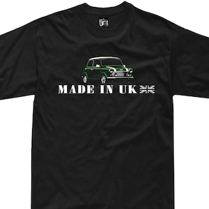 Classic T Shirt British Leyland Vintage Mini cooper England UK London tee NEW Graphic Design