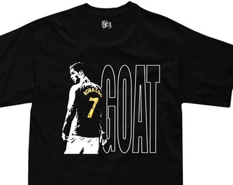 Ronaldo Tshirt Cristiano CR7 Goat Portugal adults + Kids sizes!!