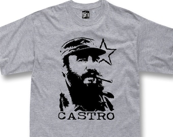 Fidel Castro t-shirt comandate Castro Cuba revolution tshirt S - 5XL