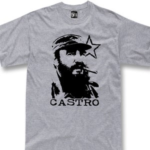 Fidel Castro t-shirt comandate Castro Cuba revolution tshirt S - 5XL