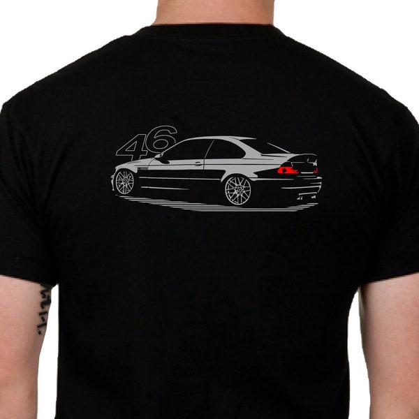 tshirt for bmw e46 fans m3 cls320 330 grachic design tshirt + longsleeve + hoodie S - 5XL