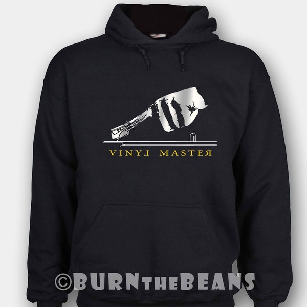 T-shirt funny Vinyl Master LP turntable technics dj  music Vinyl record hoodie S - 5XL