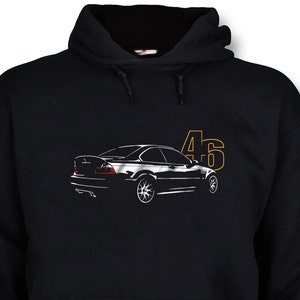 E46 t-shirt Drift m3 csi T-shirt 320 330 grachic design tshirt - Longsleeve - hoodie S - 5XL