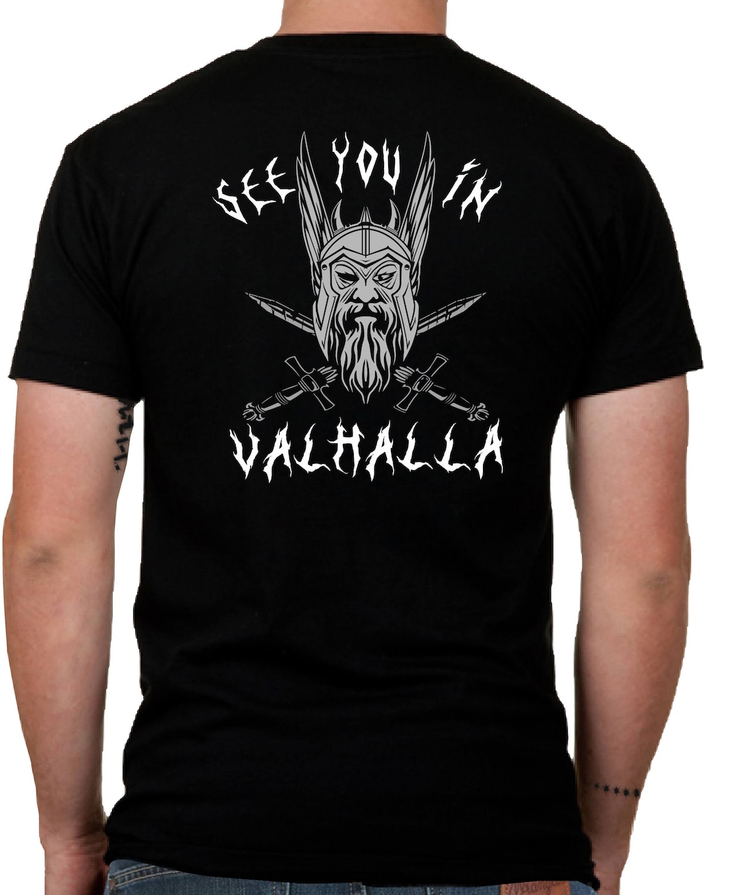 Odin God Runen Valknut T-shirt Vikings Valhalla Tshirt - Etsy
