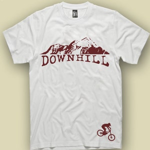 Downhill bike tshirt mtb Gift Bikers mountain bike cycling bicycle t-shirt single track S 5XL image 3