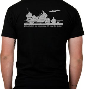 Goldwing T-shirt Gold Wing 1200 1500 gl 1800 toermotor T-shirt + sweater + hoodie afbeelding 1