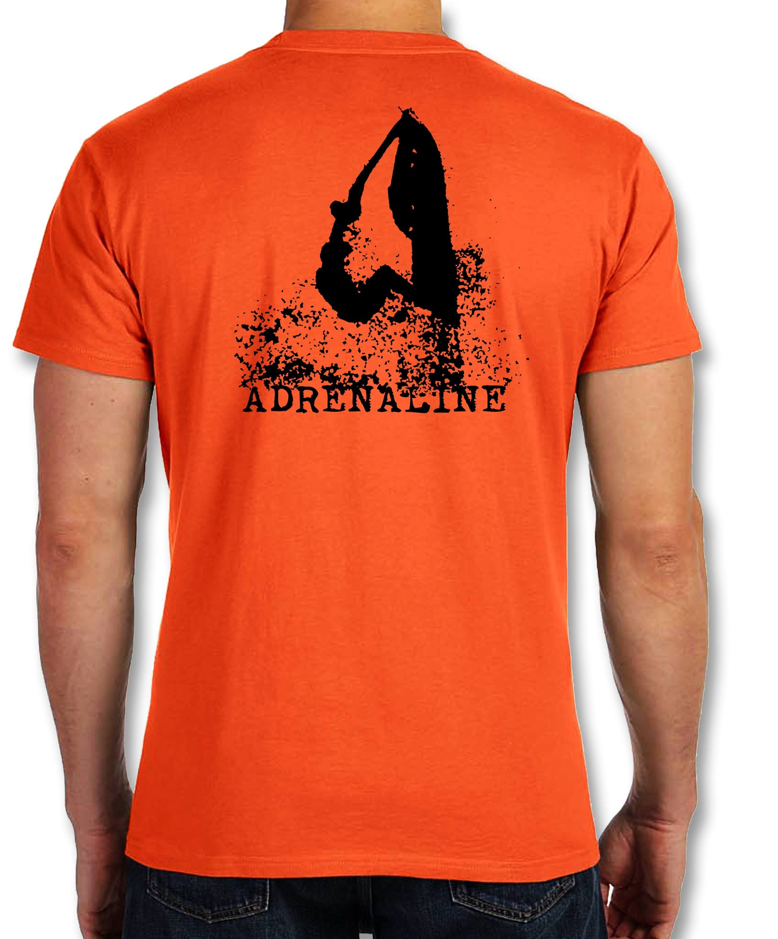 Jet-Ski Happiness Water Sports Design T-Shirt - Black Graphic Tee For Men & Women - View #2
