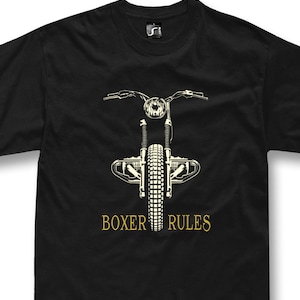 Classic boxer motorbike t-shirt for bmw motorcycle custom fans