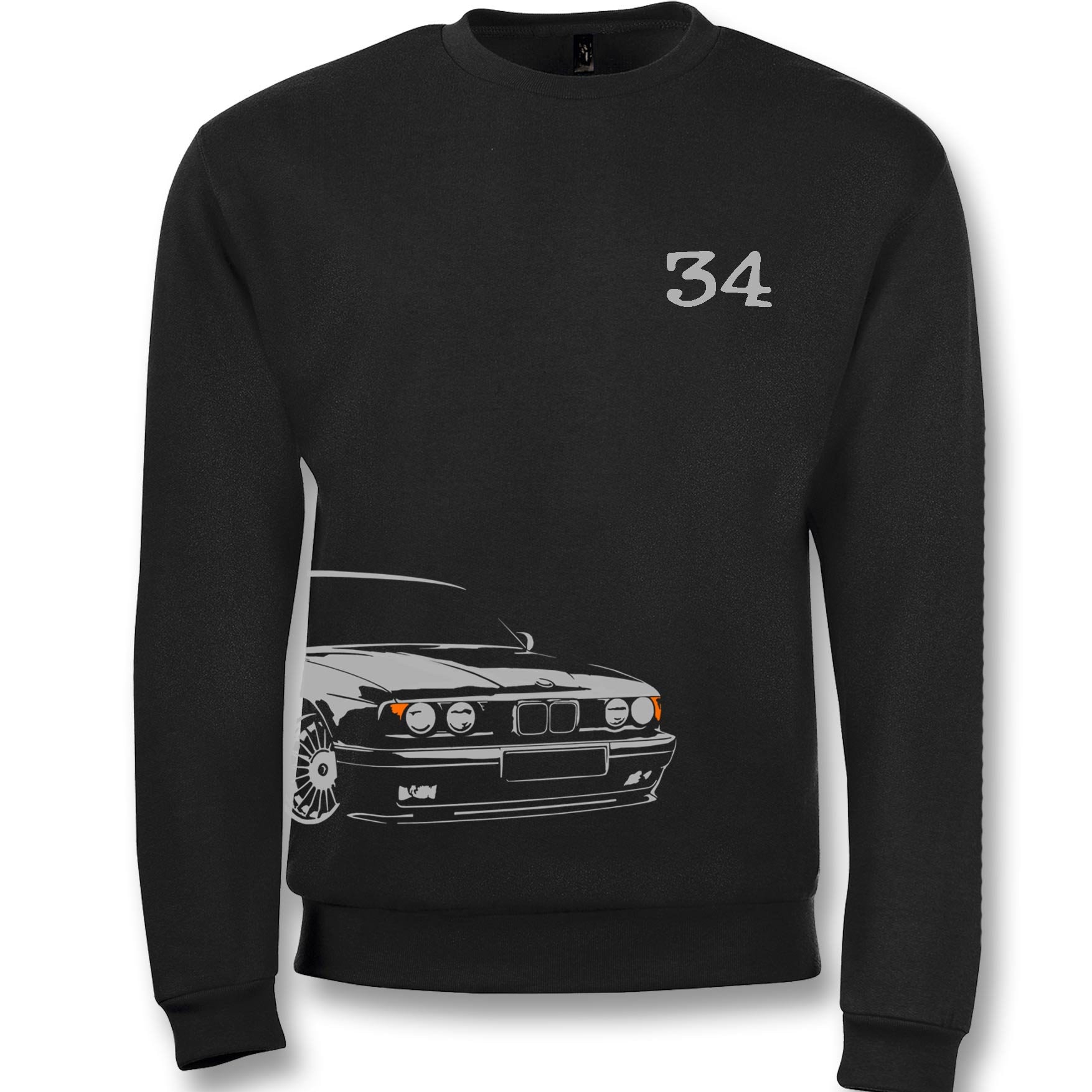 T-shirt De Tuning « Alte Deutsche Klassische Autos » E34 T