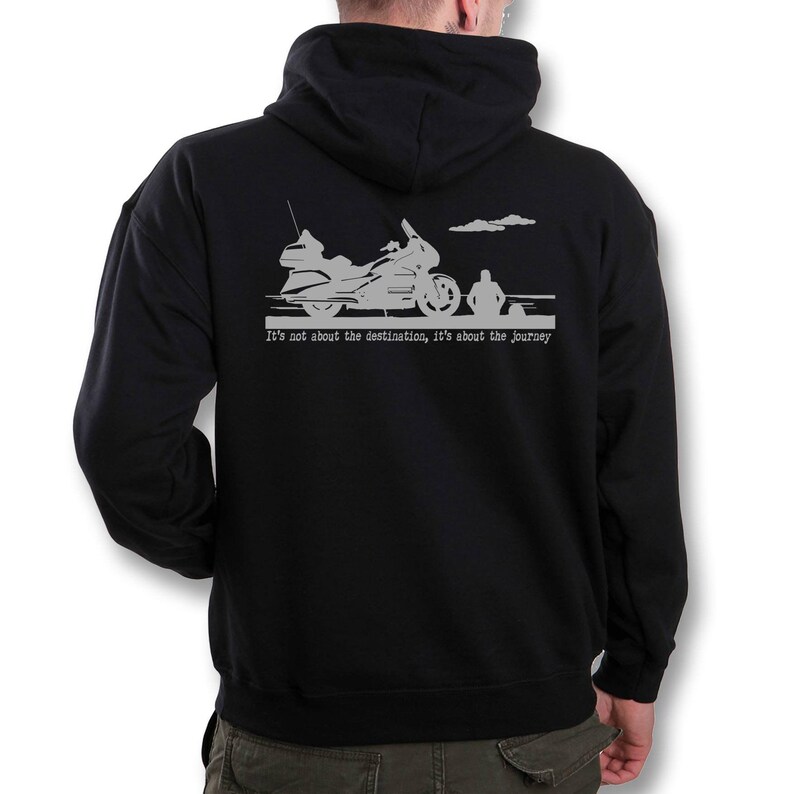 Goldwing T-shirt Gold Wing 1200 1500 gl 1800 toermotor T-shirt + sweater + hoodie afbeelding 3