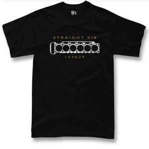 Engineer Straight Six Motor Engine T SHIRT Gift Pistons   S - 5XL