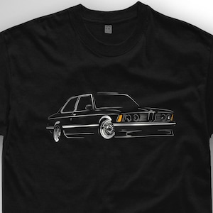 Camiseta para fans del BMW E21 (coche clásico europeo, tallas S-5XL) + sudadera.