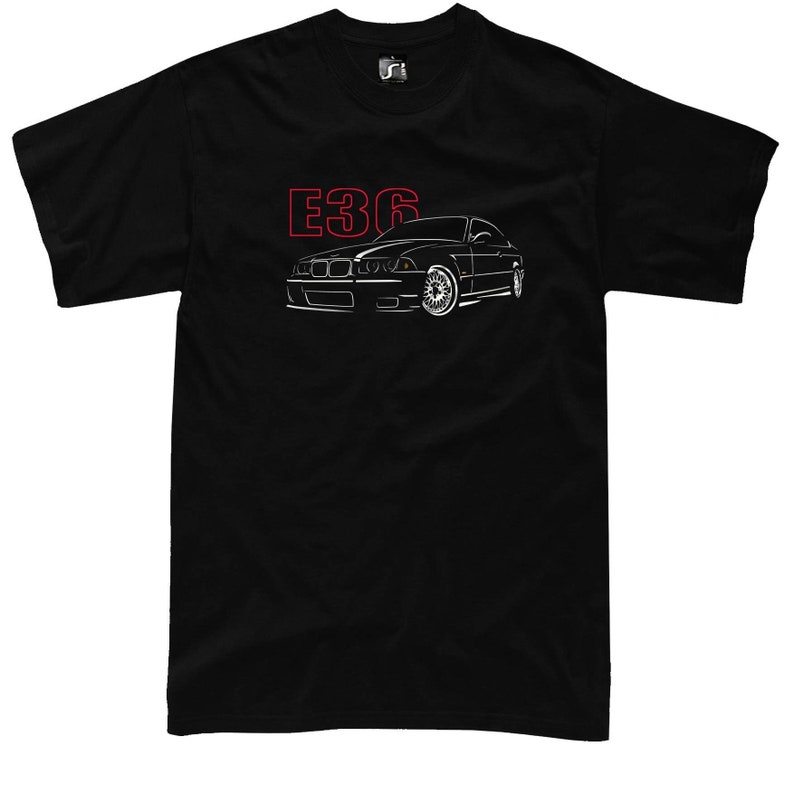T-shirt BMW M3 E36 'Grand Drift Auto' - Édition Limitée - Blanc - Taille M