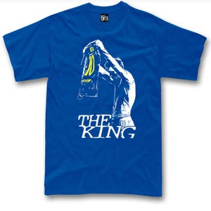 Messi T-shirt fans barcelona epic celebration 4 Colors new design The King Blue